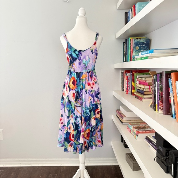 Jams World Lilac Pink Dewberry Midi Sundress Small - Picture 4 of 12